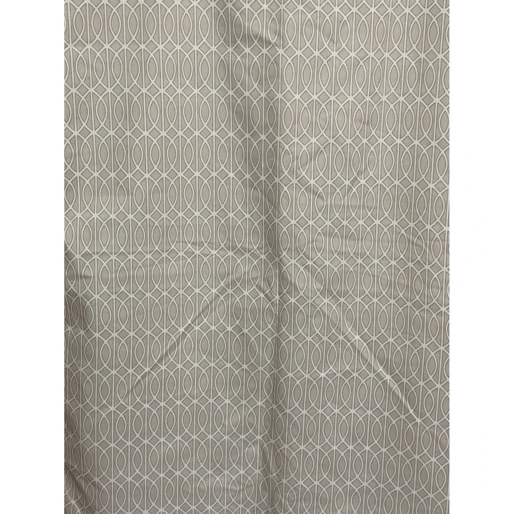 Charisma King Pillowcase Set of 2 Taupe White Geometric Ogee‎ Polyester Bedding